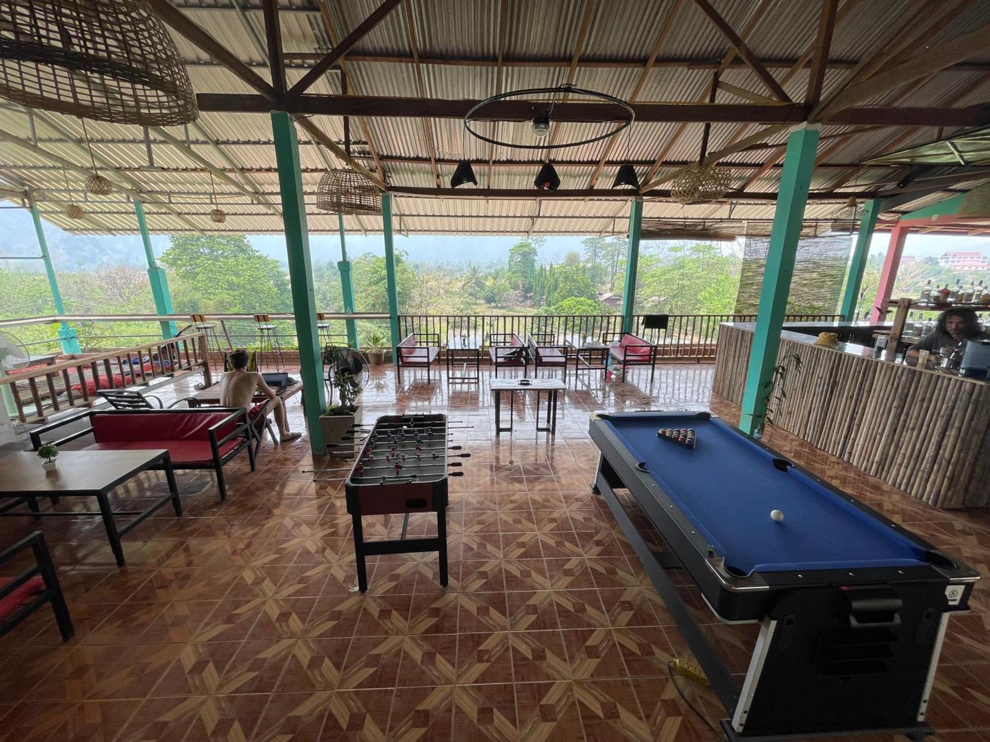 Blue Sunset Hostel Vang Vieng Ngoại thất bức ảnh